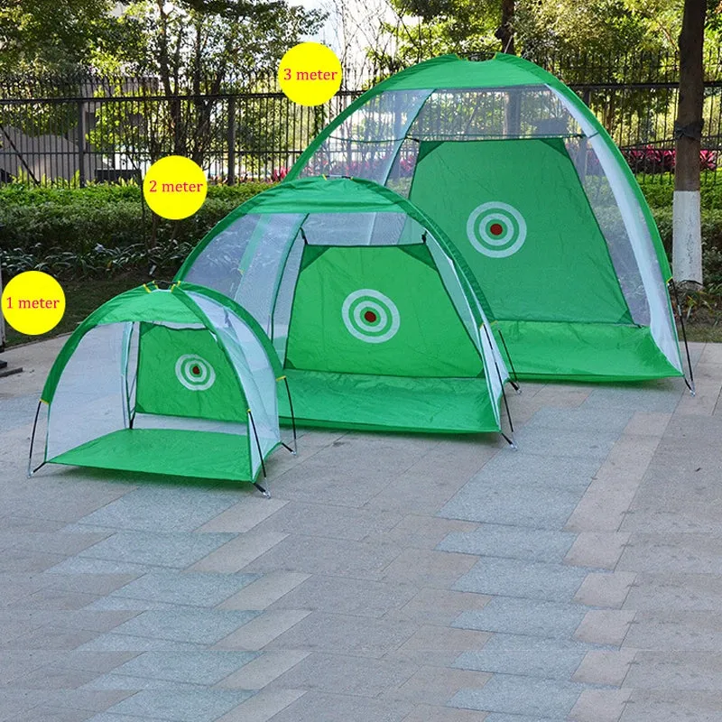 2M/1M/3M Golf Cage Swing Hitting Practice Net &  spong ball