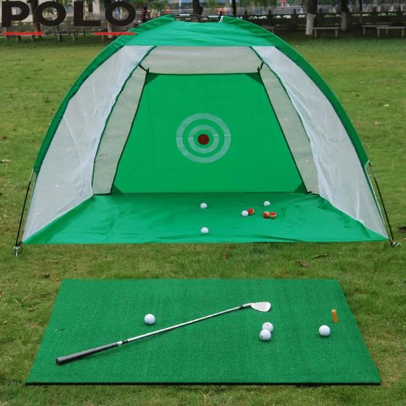 2M/1M/3M Golf Cage Swing Hitting Practice Net &  spong ball