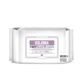 [3 FOR $11] Kojima Fruity Dog & Cat Wipes 80pcs