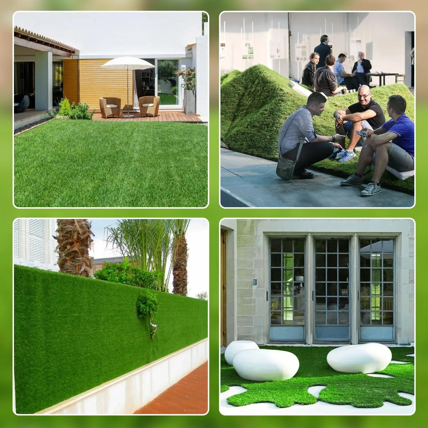 98.4 x 39.4in Dog Grass Pad, Extra Large Artificial Grass Turf Mat, Fake Grass for Large Dog Potty Training Indoor Outdoor Balcony Patio Lawn Decoration