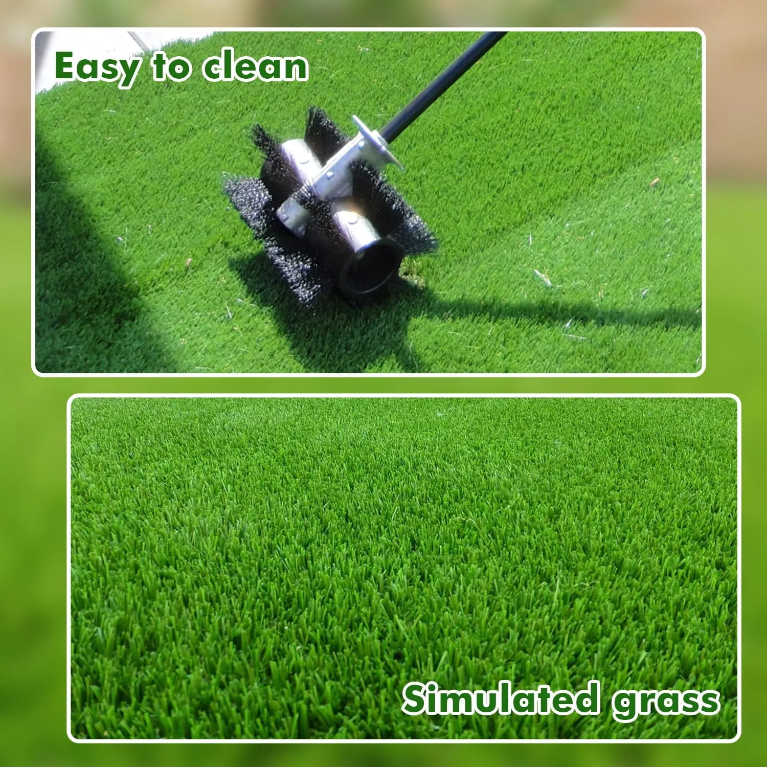 98.4 x 39.4in Dog Grass Pad, Extra Large Artificial Grass Turf Mat, Fake Grass for Large Dog Potty Training Indoor Outdoor Balcony Patio Lawn Decoration