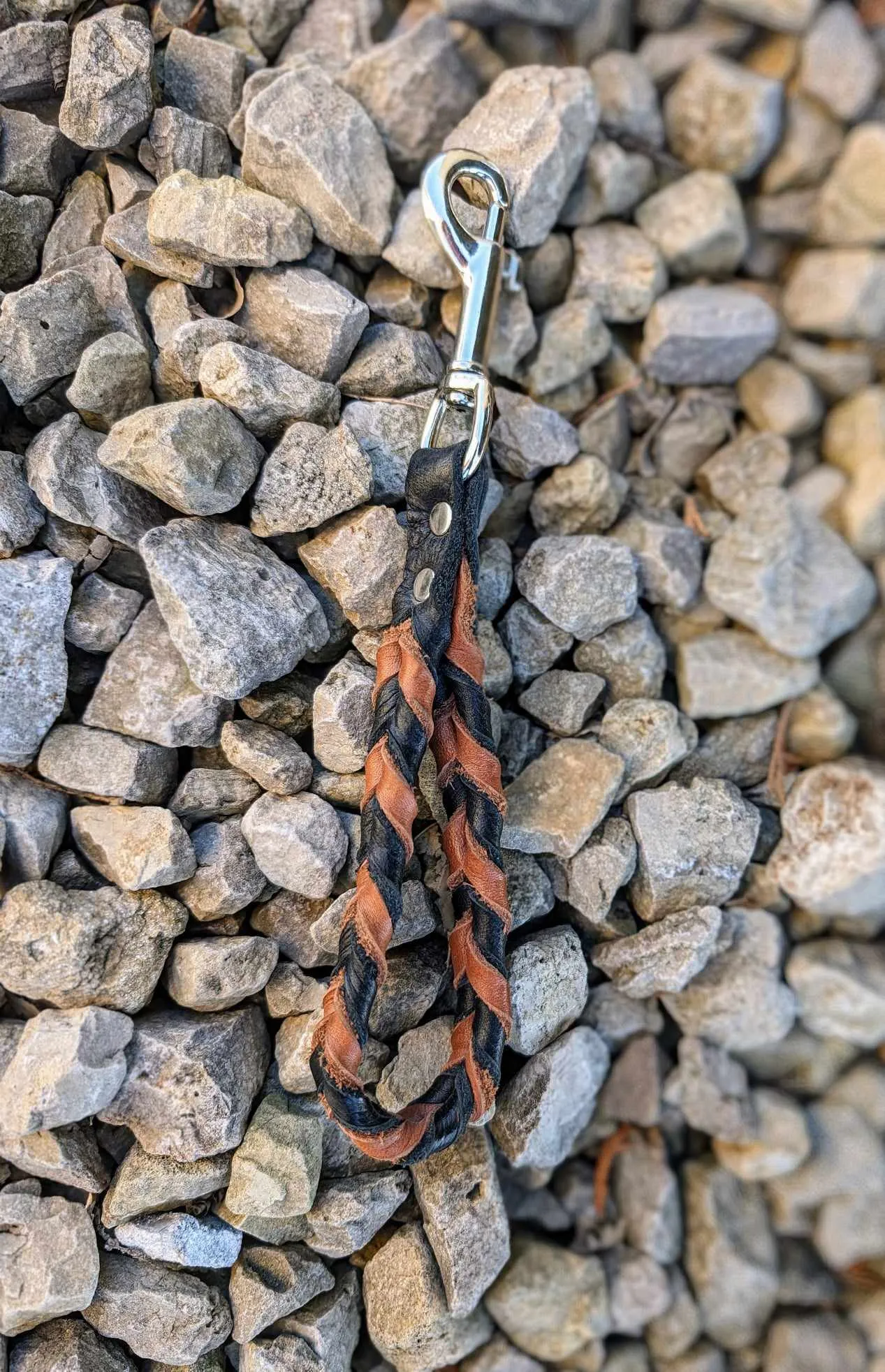 Braided Soft Leather Traffic Handles