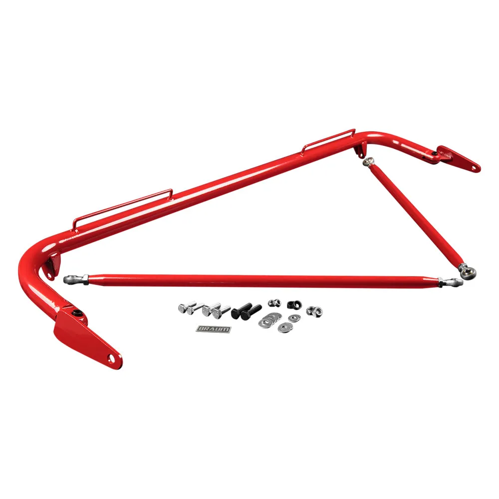 BRAUM Harness Bar Dodge Neon & SRT4 (00-05) Black / Red / White / Space Gray