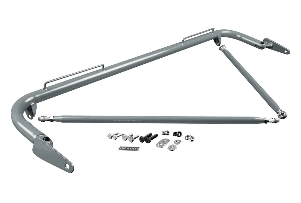 BRAUM Harness Bar Dodge Neon & SRT4 (00-05) Black / Red / White / Space Gray