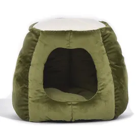 Cat Castle Igloo Round Nest Cave Green L
