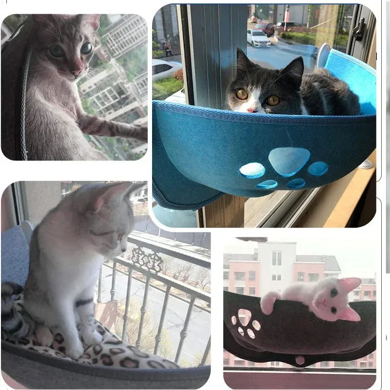 Cat Window Hammock with Strong Suction Cups