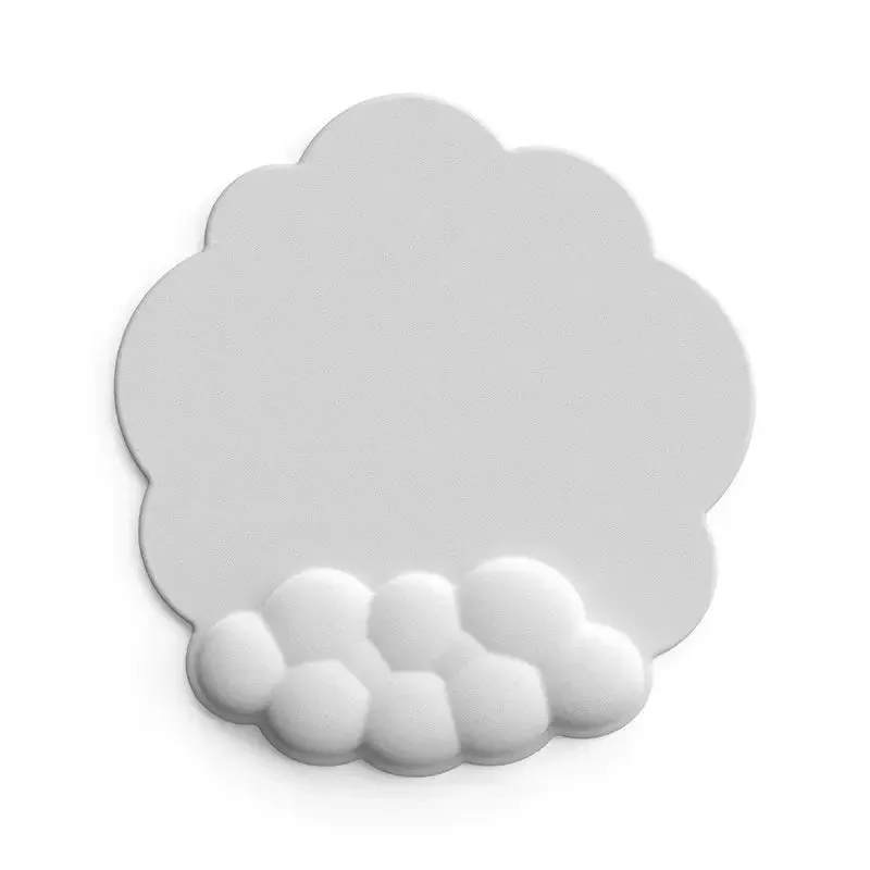 Cloud Memory Foam Mouse Pad with Wrist Rest - Anti-Slip Office & Gaming Keyboard Support