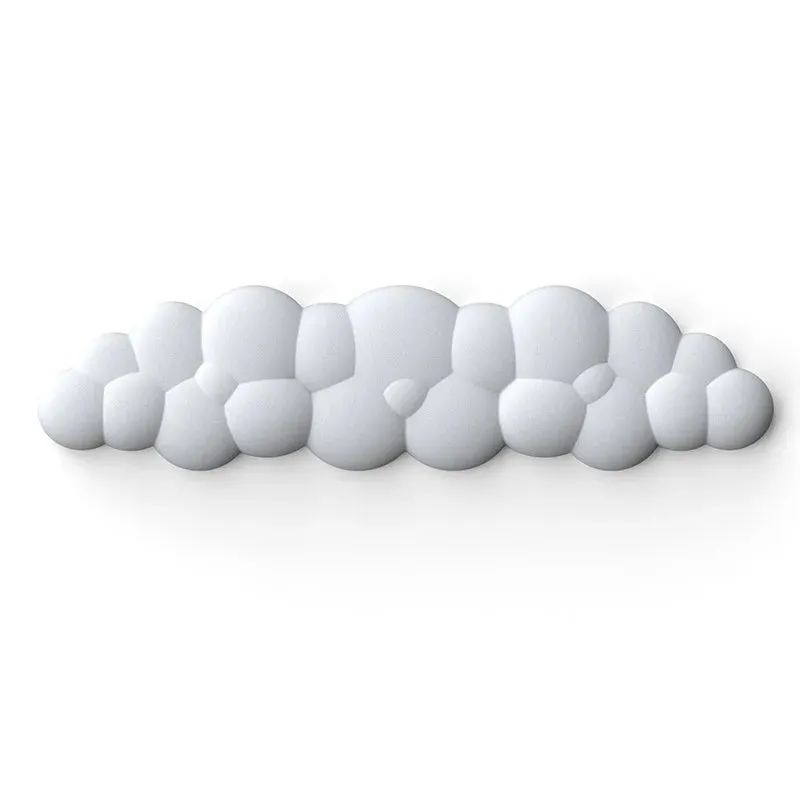 Cloud Memory Foam Mouse Pad with Wrist Rest - Anti-Slip Office & Gaming Keyboard Support