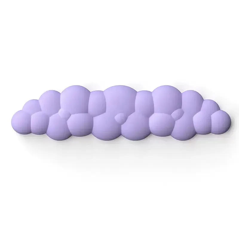 Cloud Memory Foam Mouse Pad with Wrist Rest - Anti-Slip Office & Gaming Keyboard Support