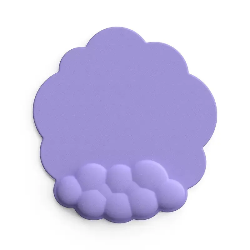 Cloud Memory Foam Mouse Pad with Wrist Rest - Anti-Slip Office & Gaming Keyboard Support