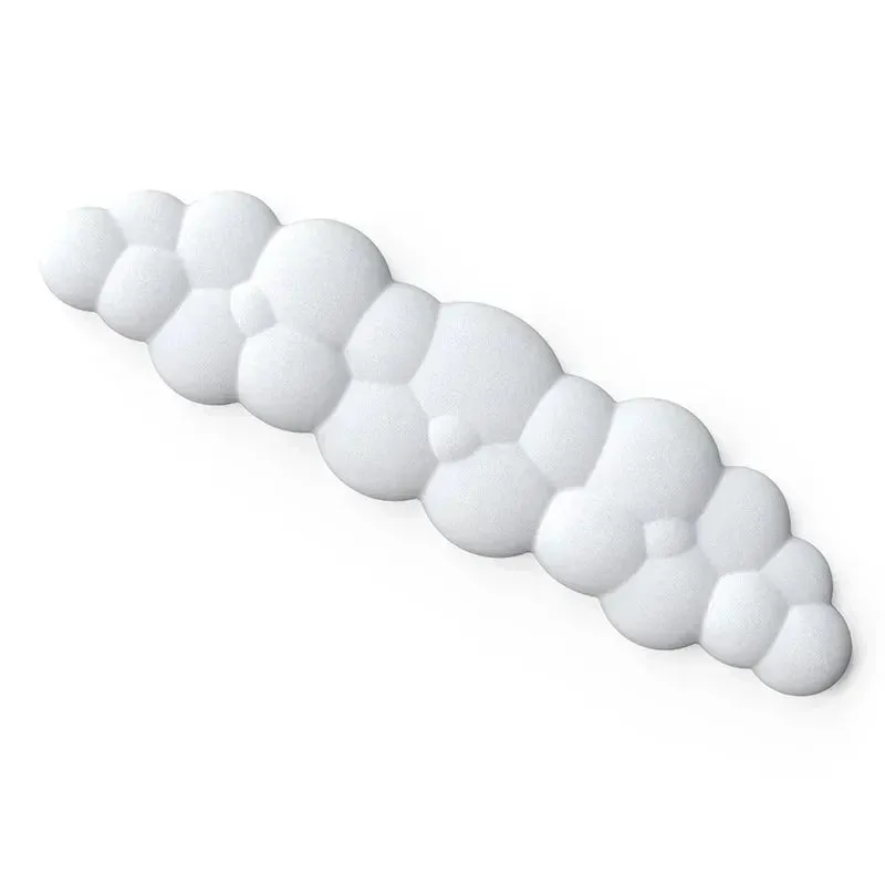 Cloud Memory Foam Mouse Pad with Wrist Rest - Anti-Slip Office & Gaming Keyboard Support