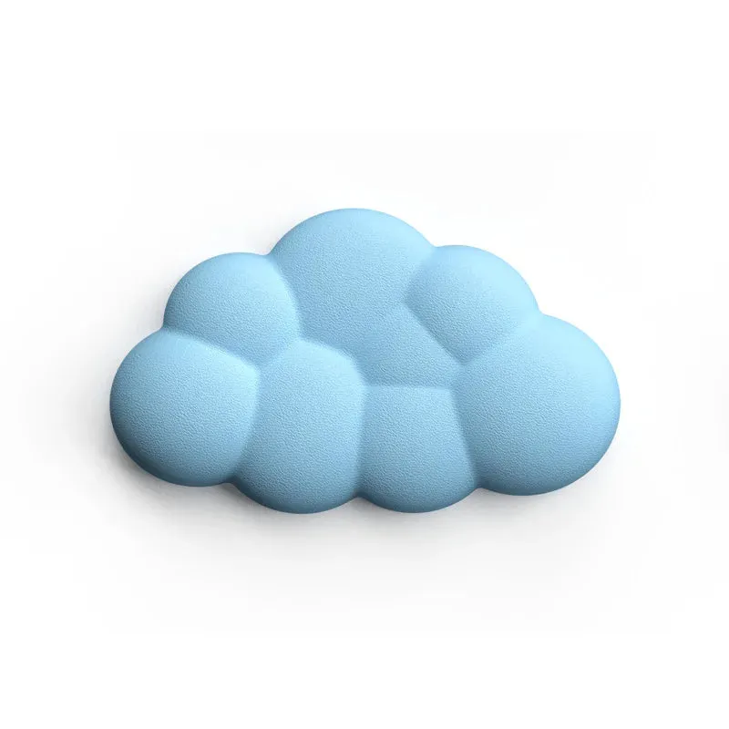 Cloud Memory Foam Mouse Pad with Wrist Rest - Anti-Slip Office & Gaming Keyboard Support