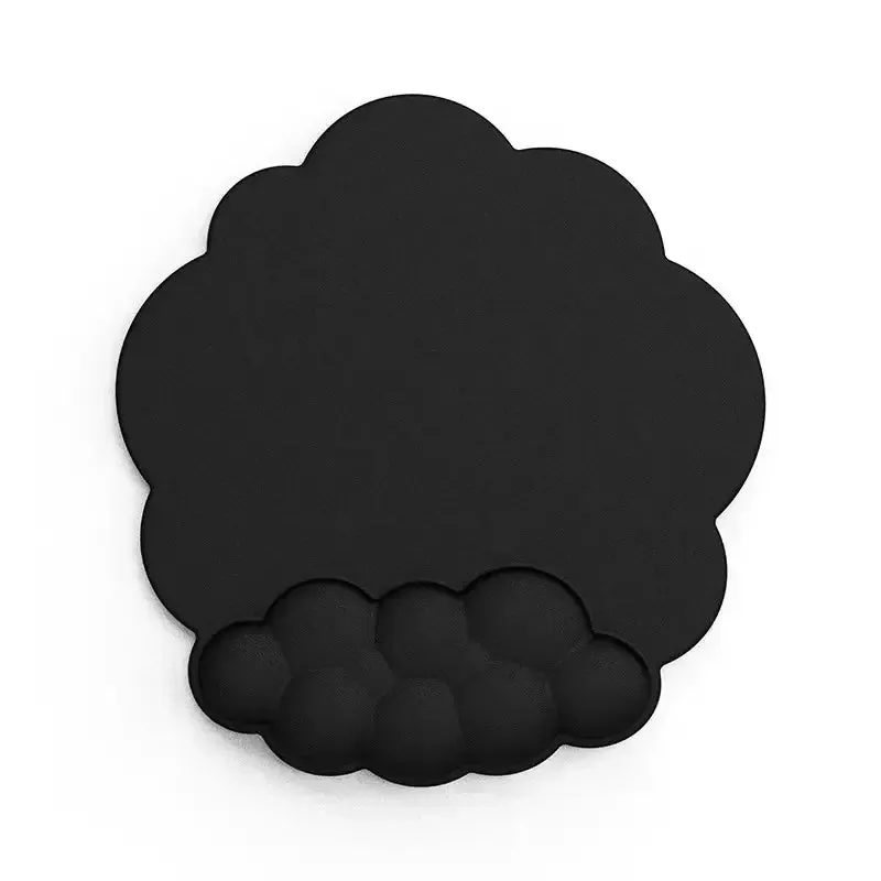 Cloud Memory Foam Mouse Pad with Wrist Rest - Anti-Slip Office & Gaming Keyboard Support