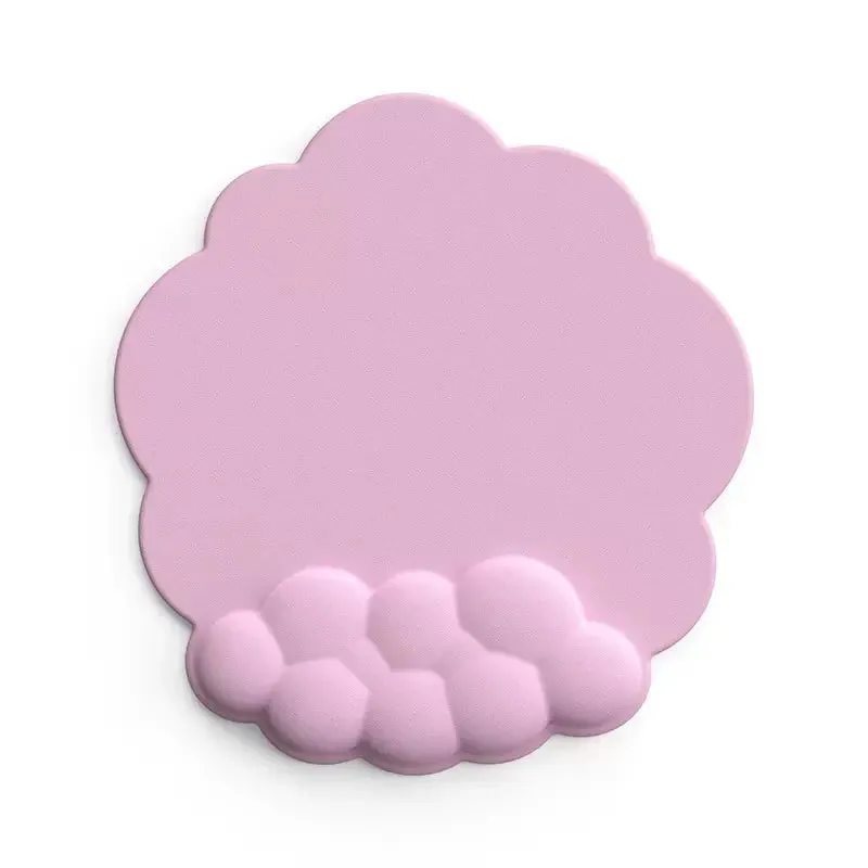 Cloud Memory Foam Mouse Pad with Wrist Rest - Anti-Slip Office & Gaming Keyboard Support