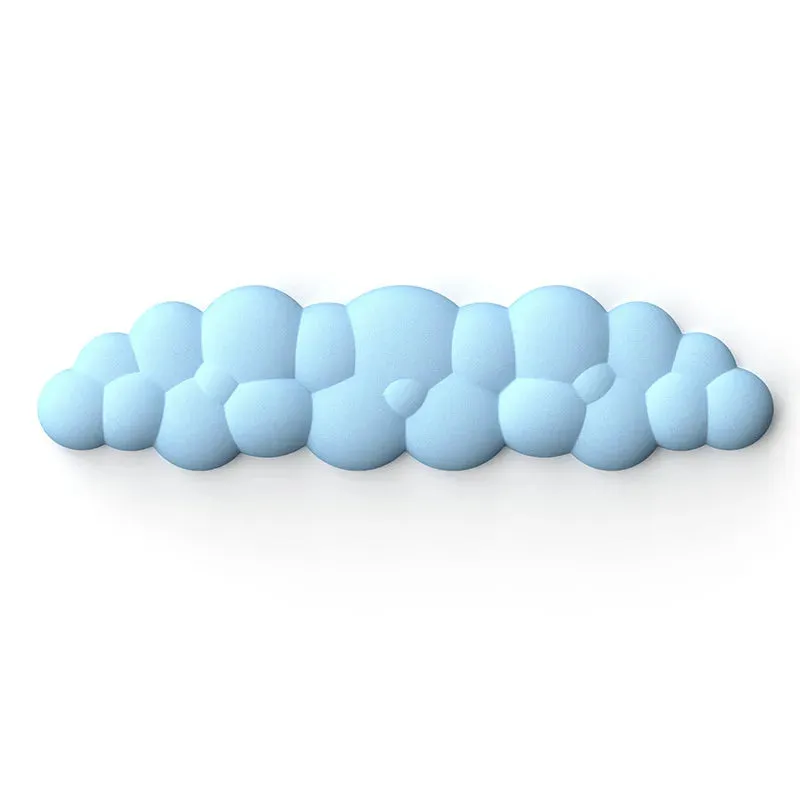 Cloud Memory Foam Mouse Pad with Wrist Rest - Anti-Slip Office & Gaming Keyboard Support