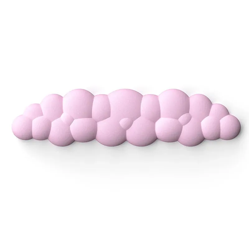 Cloud Memory Foam Mouse Pad with Wrist Rest - Anti-Slip Office & Gaming Keyboard Support