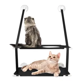 Double Layer Perch Bed Powerful Suction Indoor Window Hammock for Cat