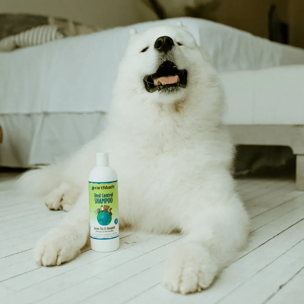 EarthBath Shed Control Green Tea & Awapuhi Shampoo for Dogs and Cats