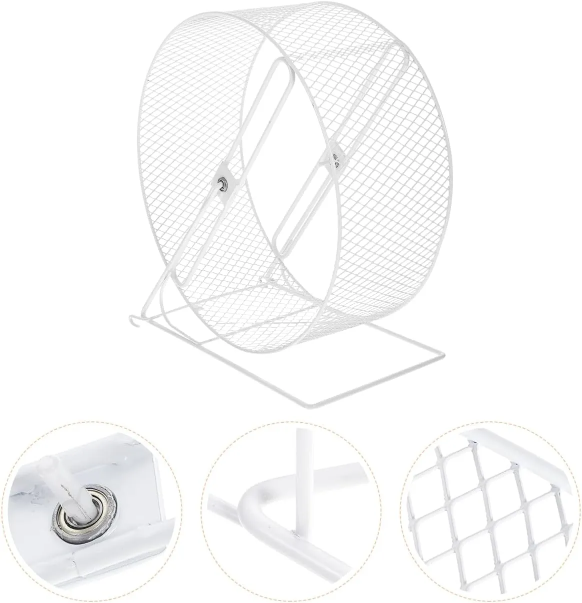 Engaging Hamster Running Wheel Toy with Stand for Small Pets: Promotes Exercise and Playtime Enjoyment