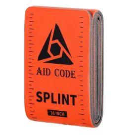 First Aid Splint 36" X 4.3"Emergency Splint for Arm Leg Broken Bones Fracture,Ideal for Sports, Home, First Aid Refill and Pets (Folded)