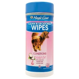 Four Paws Magic Coat Essential Coconut Oil Wipes