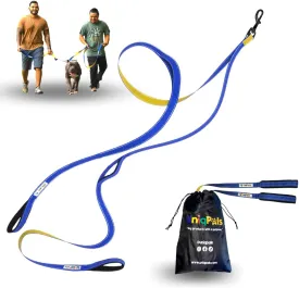 Guardian Double Leash for Small to Large Dogs 6ft - 2 Padded Handles for 2 People & 1 Dog, Reflective Safety Stitching, Carry Bag. Ideal for Training, Walking, Running