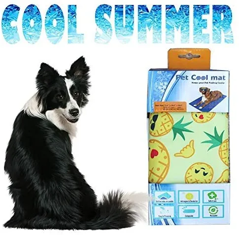 Pineapple Pattern Cooling' Dog & Cat Mat