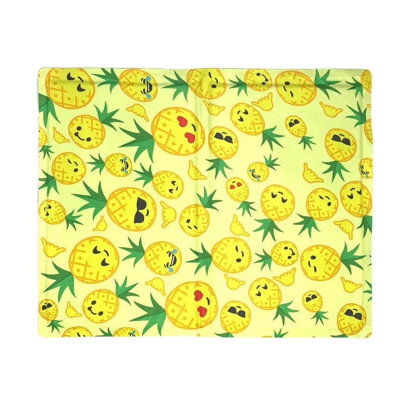 Pineapple Pattern Cooling' Dog & Cat Mat