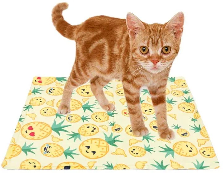 Pineapple Pattern Cooling' Dog & Cat Mat