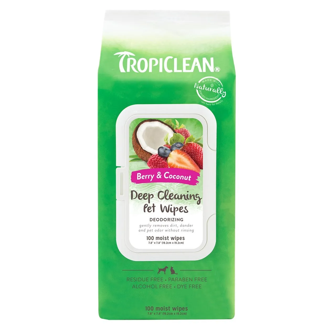 Tropiclean - Deep Cleaning Wipes for Pets