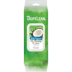 TropiClean Deodorizing Ear Cleaning Pet Wipes 50 Count