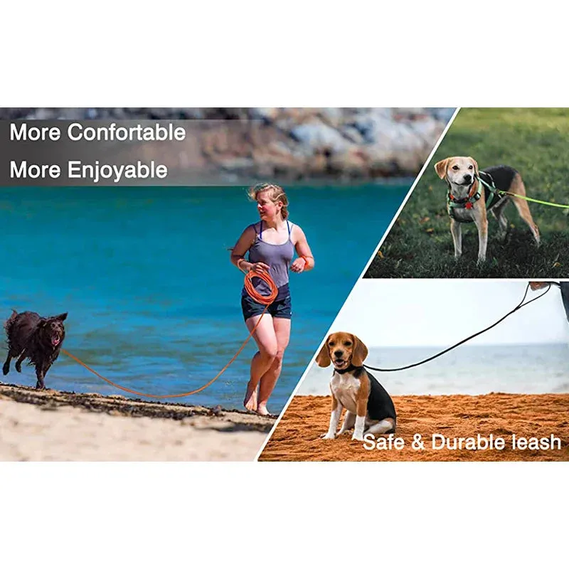 Waterproof PVC Dog Leash for Training and Outdoor Activities - Available in Multiple Lengths and Colors