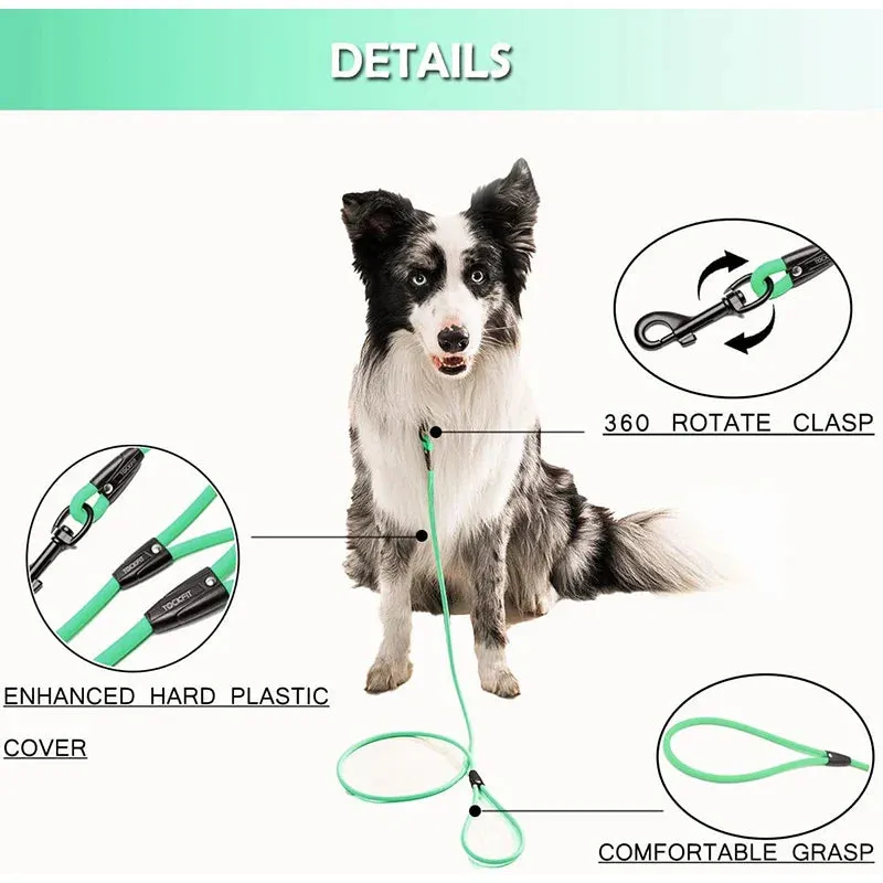 Waterproof PVC Dog Leash for Training and Outdoor Activities - Available in Multiple Lengths and Colors