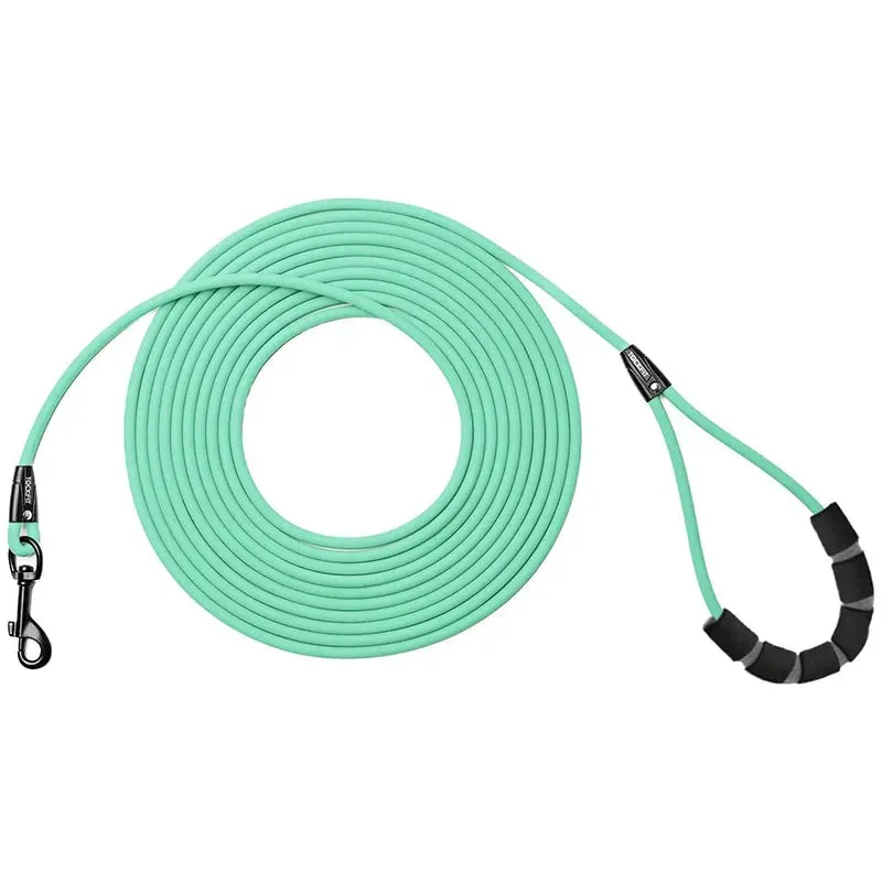 Waterproof PVC Dog Leash for Training and Outdoor Activities - Available in Multiple Lengths and Colors